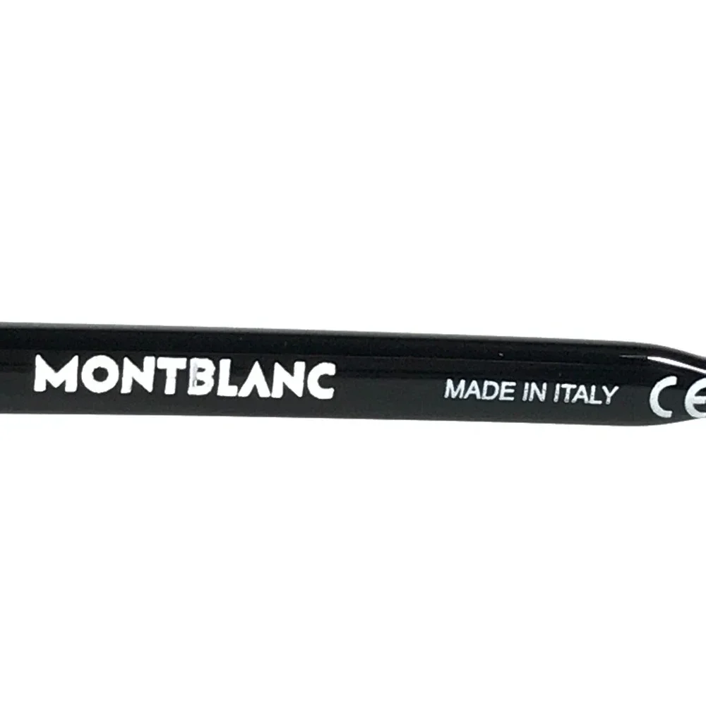 Montblanc Eyeglasses Frames MB0012O 012 Black Red Rectangular Full Rim 54-18-145